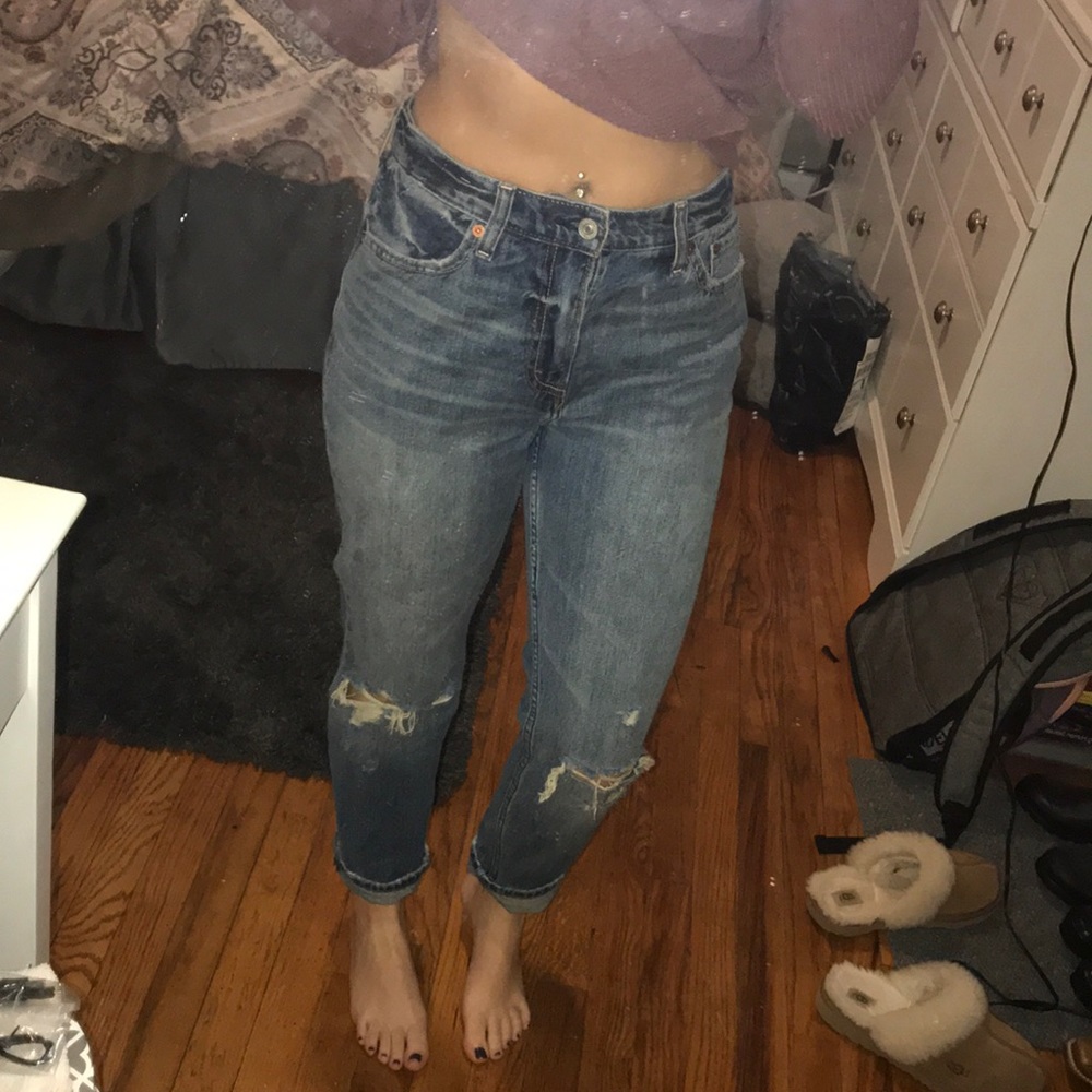Abercrombie Girlfriend Jeans